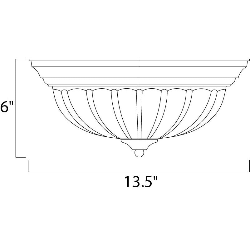 Maxim Essentials - 583x 5831FTSN Ceiling Light - Satin Nickel