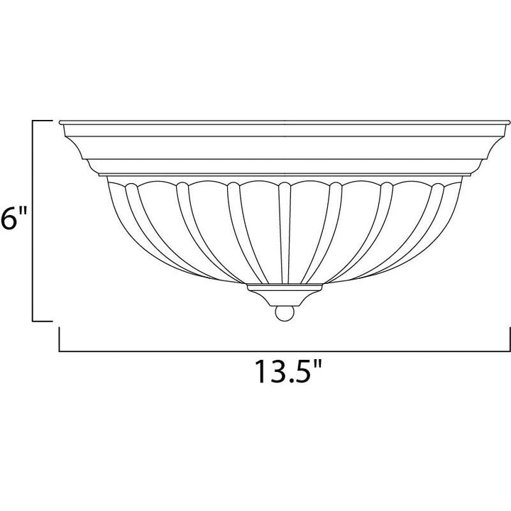 Maxim Essentials - 583x 5831FTSN Ceiling Light - Satin Nickel