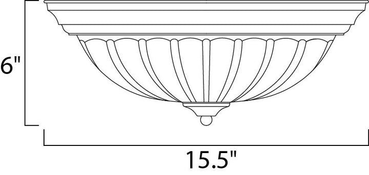Maxim Essentials - 583x 5832FTWT Ceiling Light - White