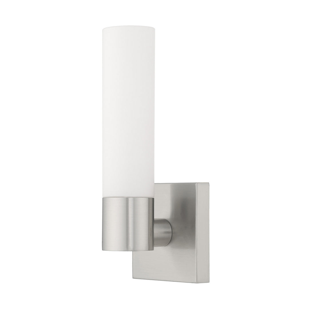 Livex Aero 10101-91 Wall Sconce Light - Brushed Nickel