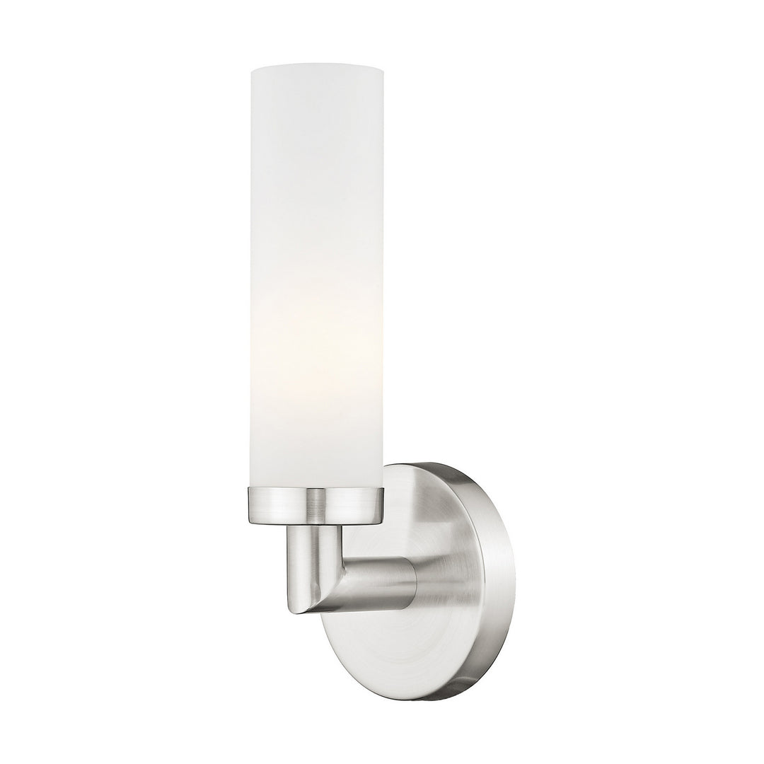 Livex Aero 10103-91 Wall Sconce Light - Brushed Nickel