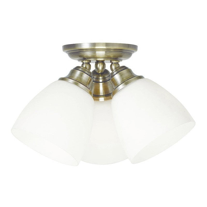 Livex Somerville 13664-01 Ceiling Light - Antique Brass