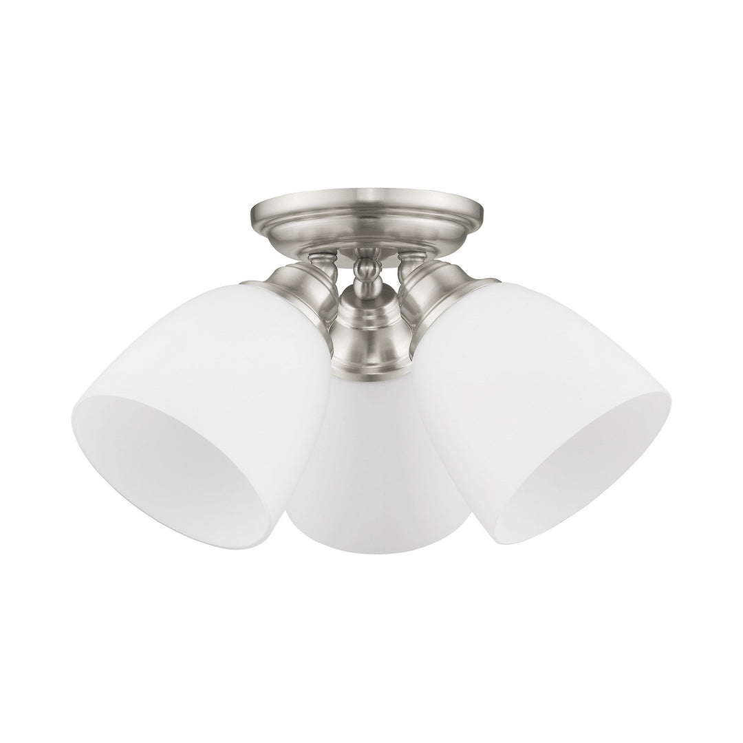 Livex Somerville 13664-91 Ceiling Light - Brushed Nickel