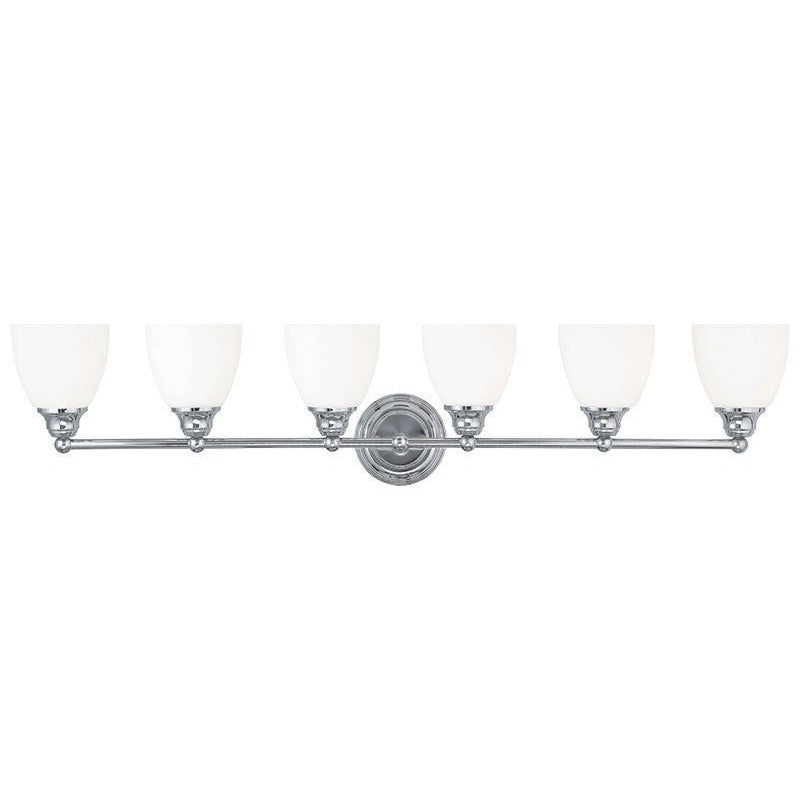 Livex Somerville 13666-05 Bath Vanity Light 42 in. wide - Polished Chrome