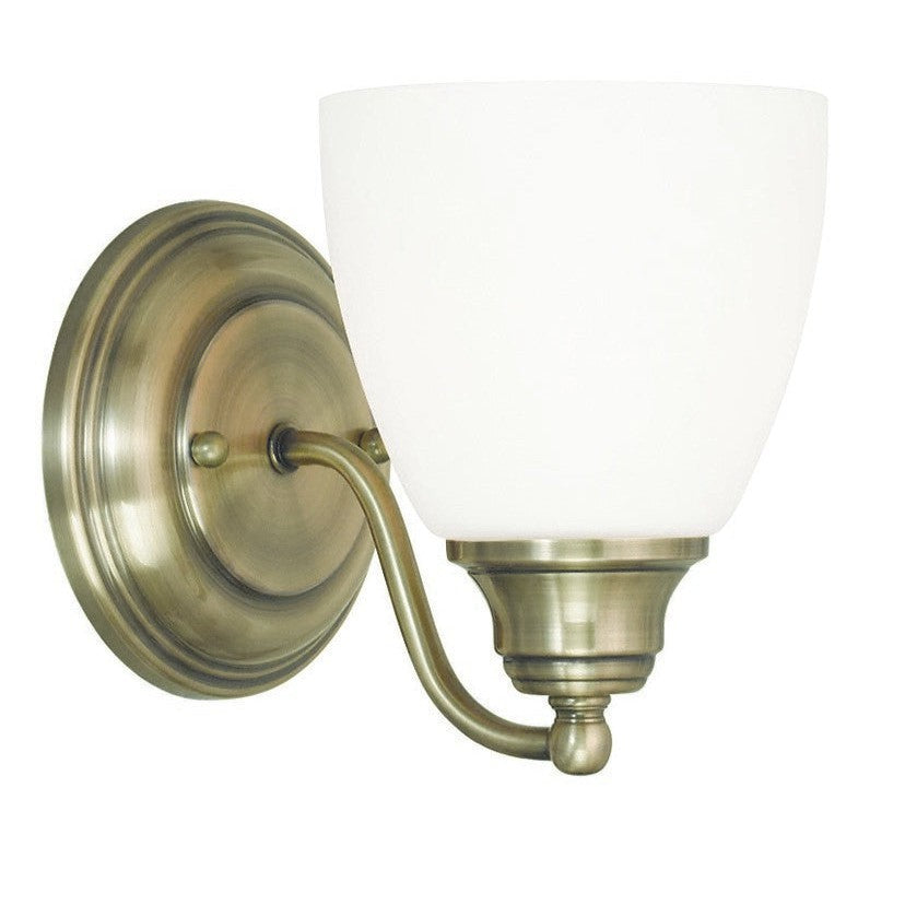 Livex Somerville 13671-01 Wall Sconce Light - Antique Brass