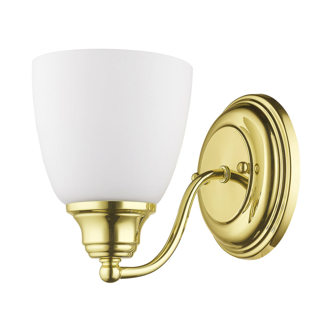 Livex Somerville 13671-02 Wall Sconce Light - Polished Brass
