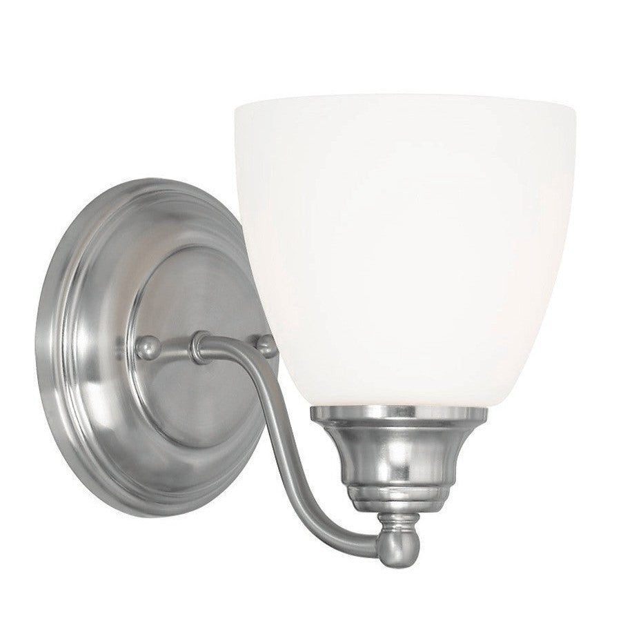 Livex Somerville 13671-91 Wall Sconce Light - Brushed Nickel