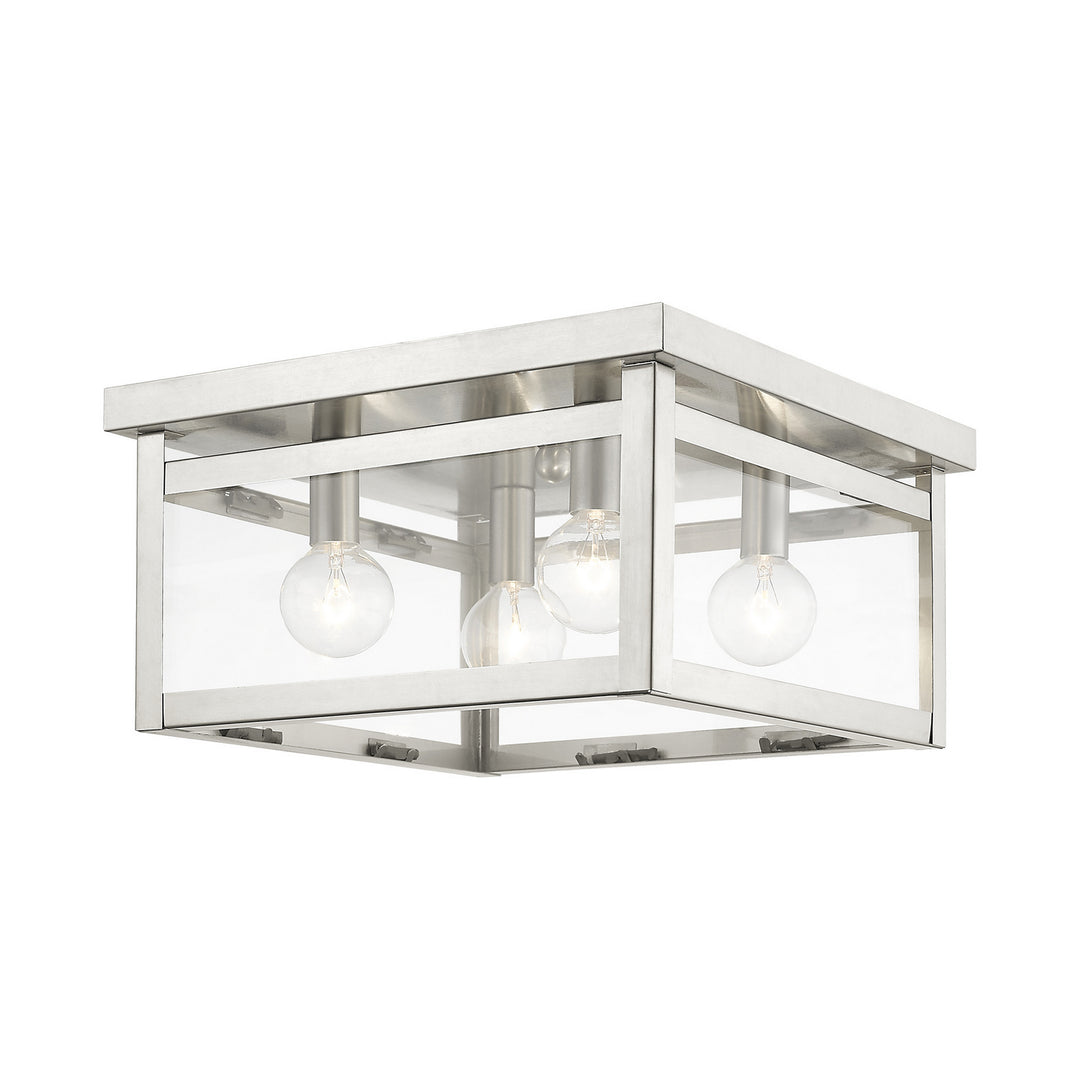 Livex Milford 4032-91 Ceiling Light - Brushed Nickel