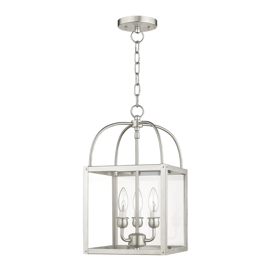 Livex Milford 4037-91 Pendant Light - Brushed Nickel