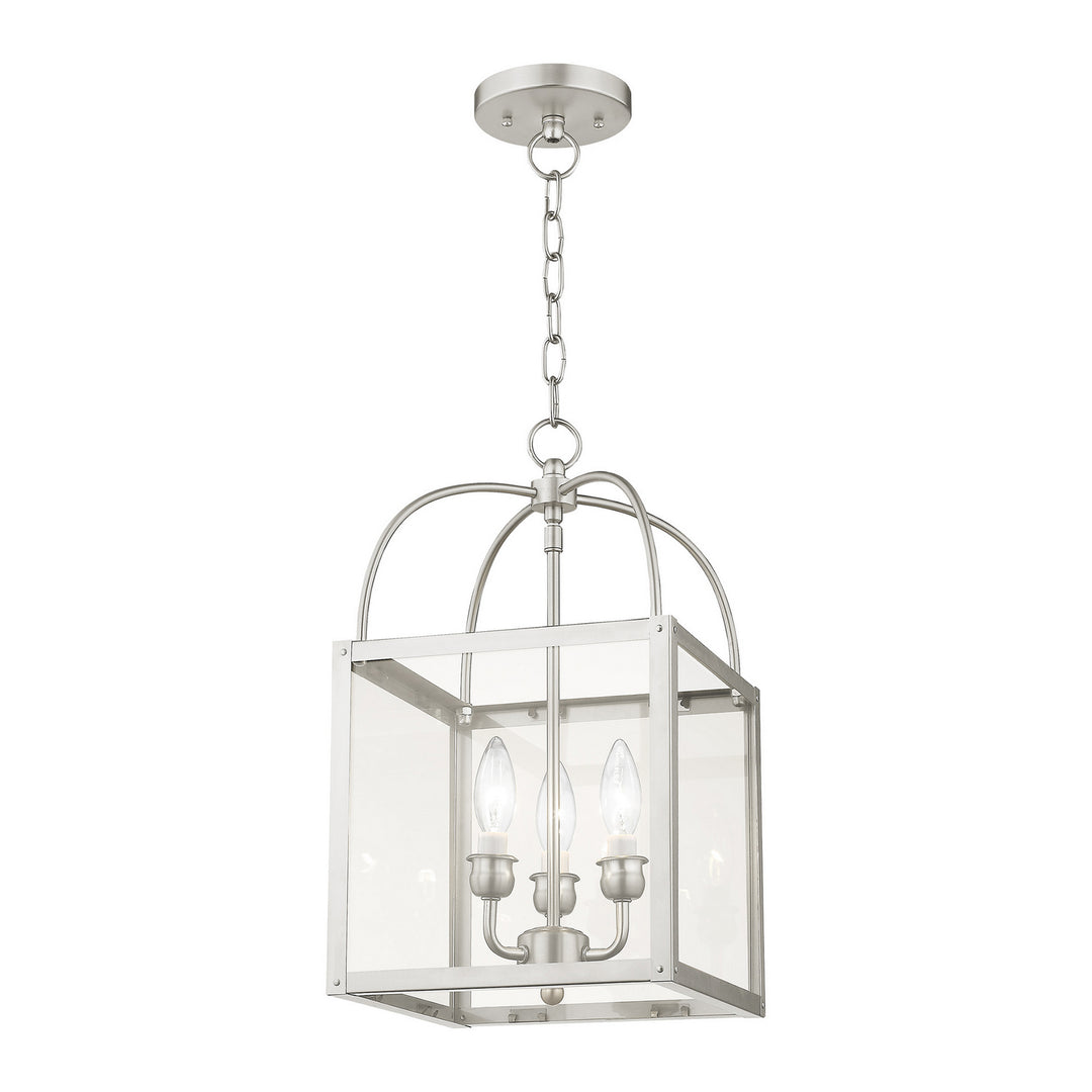 Livex Milford 4037-91 Pendant Light - Brushed Nickel