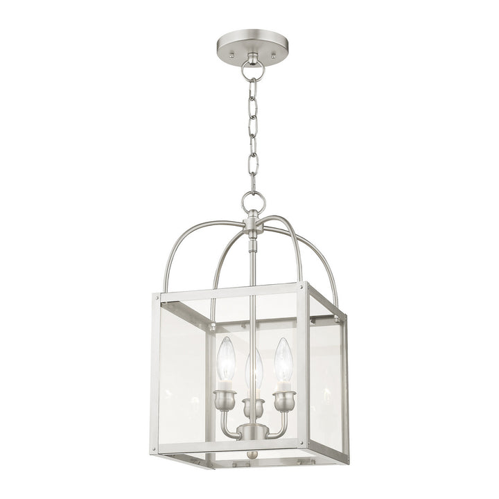 Livex Milford 4037-91 Pendant Light - Brushed Nickel