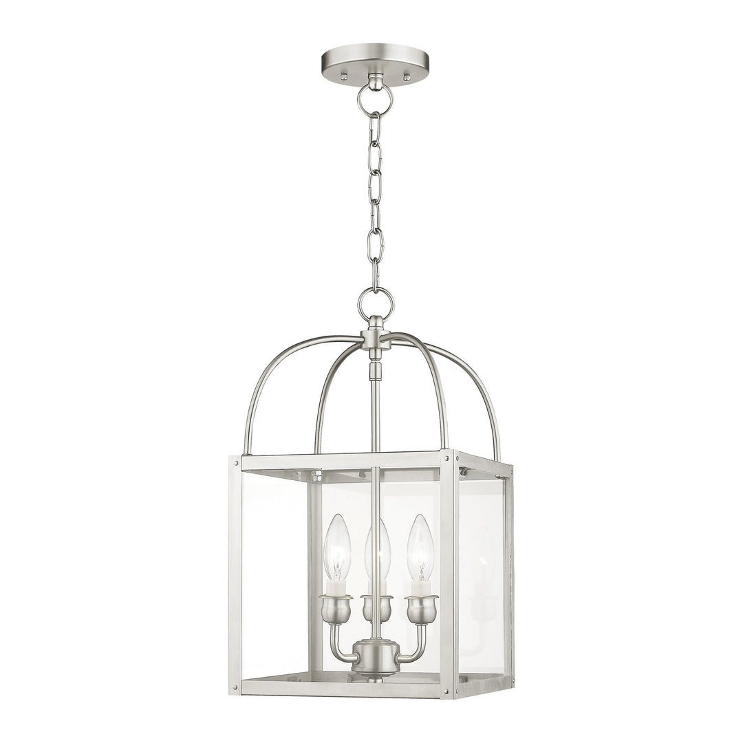 Livex Milford 4037-91 Pendant Light - Brushed Nickel