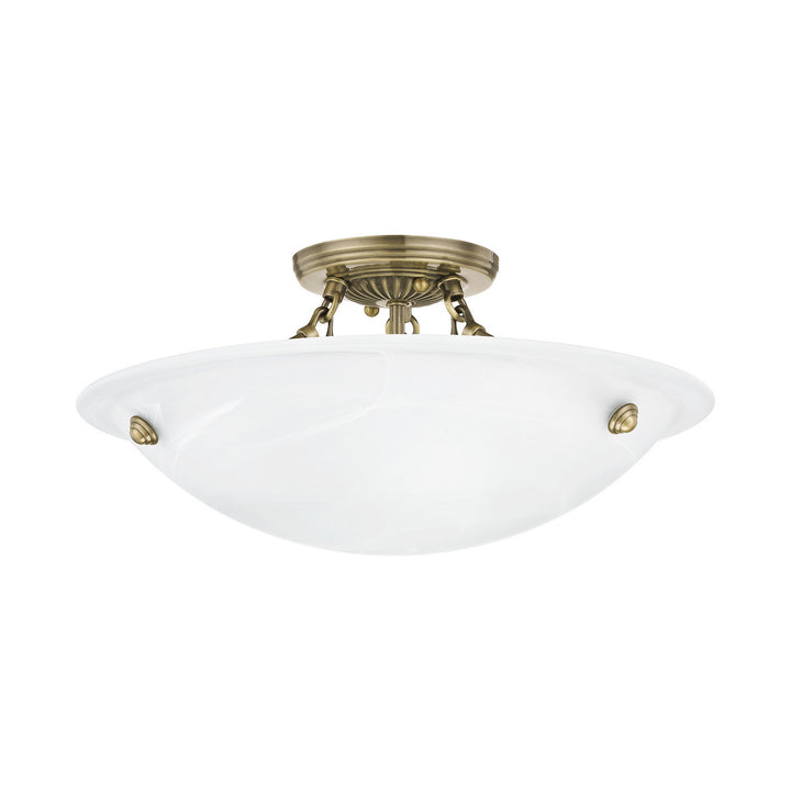 Livex Oasis 4273-01 Ceiling Light - Antique Brass