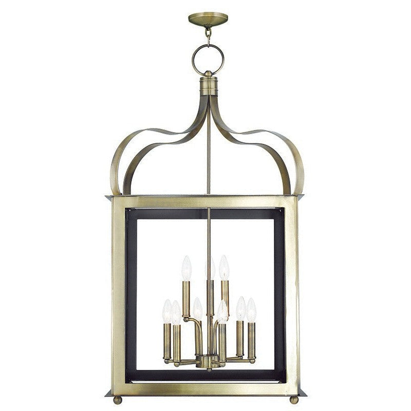 Livex Garfield 43180-01 Pendant Light - Antique Brass