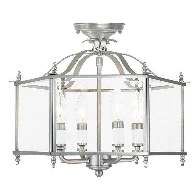 Livex Livingston 4398-91 Ceiling Light - Brushed Nickel