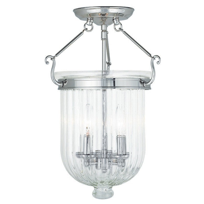 Livex Coventry 50516-35 Ceiling Light - Polished Nickel