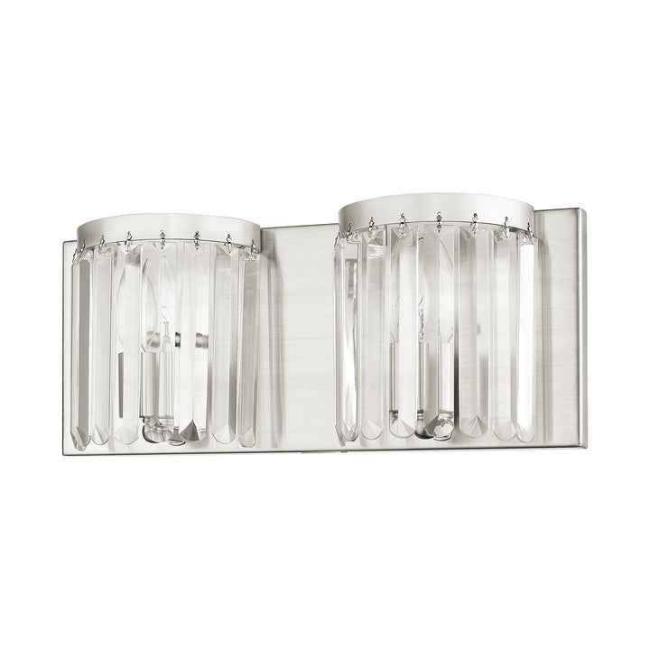 Livex Ashton 50532-91 Bath Vanity Light 17 in. wide - Brushed Nickel