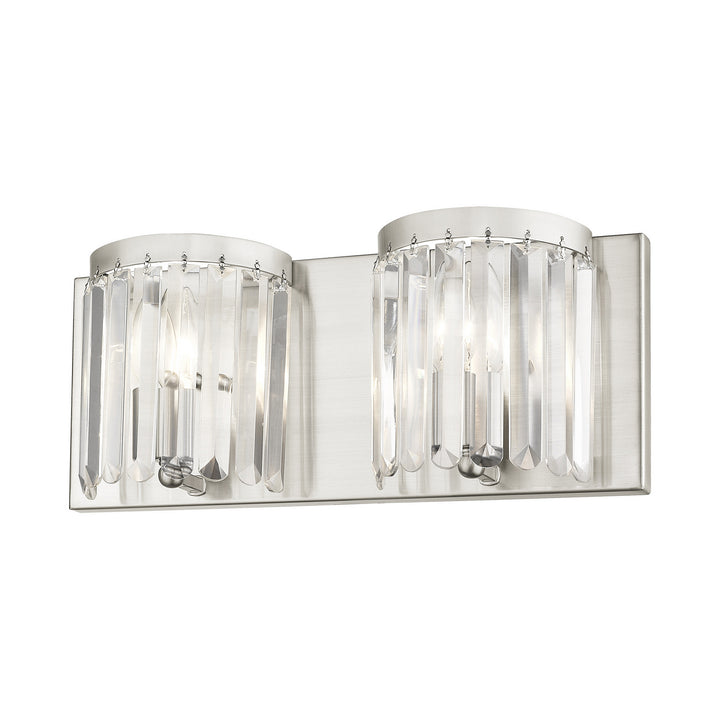 Livex Ashton 50532-91 Bath Vanity Light 17 in. wide - Brushed Nickel