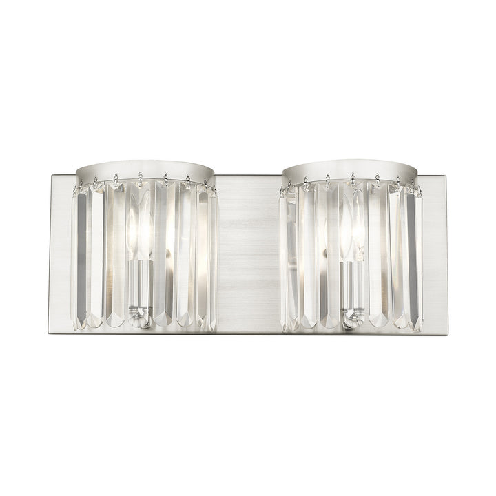 Livex Ashton 50532-91 Bath Vanity Light 17 in. wide - Brushed Nickel