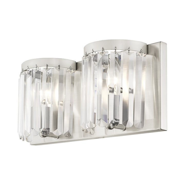 Livex Ashton 50532-91 Bath Vanity Light 17 in. wide - Brushed Nickel