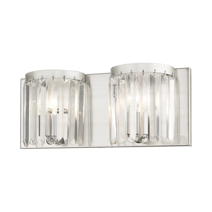 Livex Ashton 50532-91 Bath Vanity Light 17 in. wide - Brushed Nickel