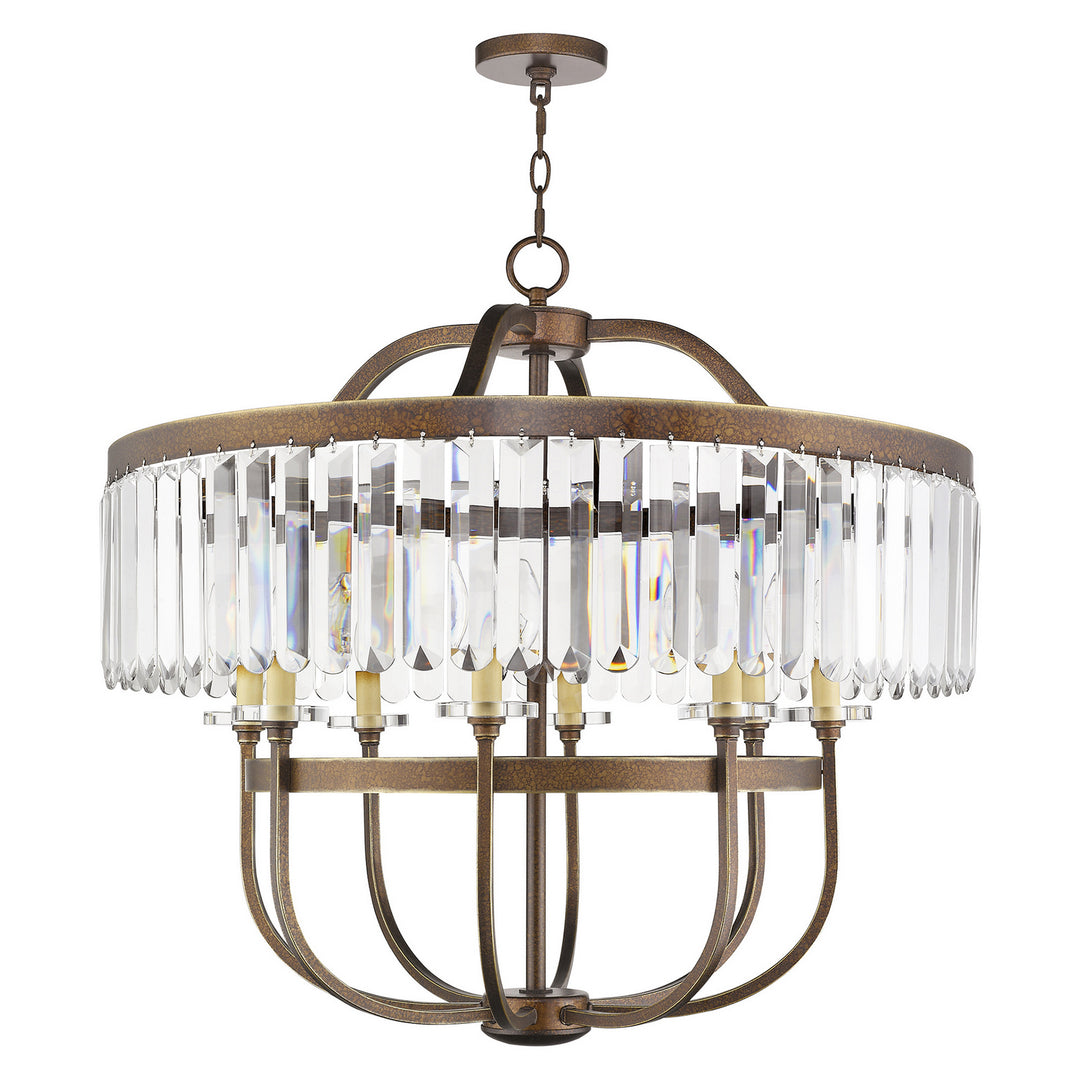 Livex Ashton 50549-64 Chandelier Light - Hand Painted Palacial Bronze