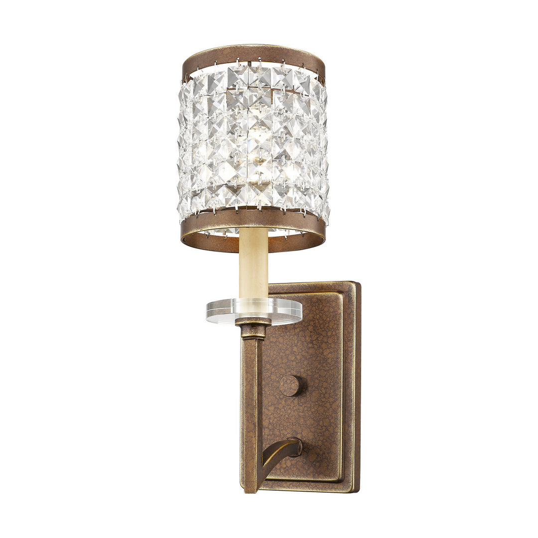 Livex Grammercy 50561-64 Wall Sconce Light - Hand Applied Palacial Bronze
