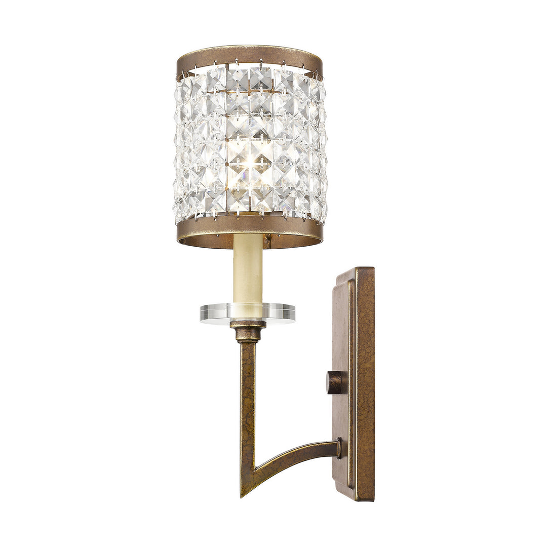 Livex Grammercy 50561-64 Wall Sconce Light - Hand Applied Palacial Bronze