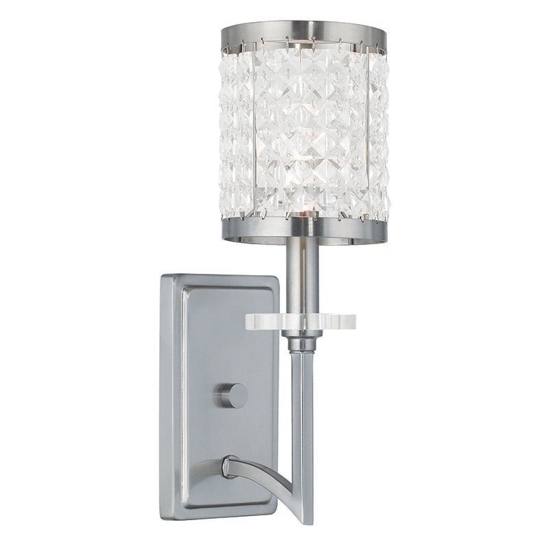 Livex Grammercy 50561-91 Wall Sconce Light - Brushed Nickel
