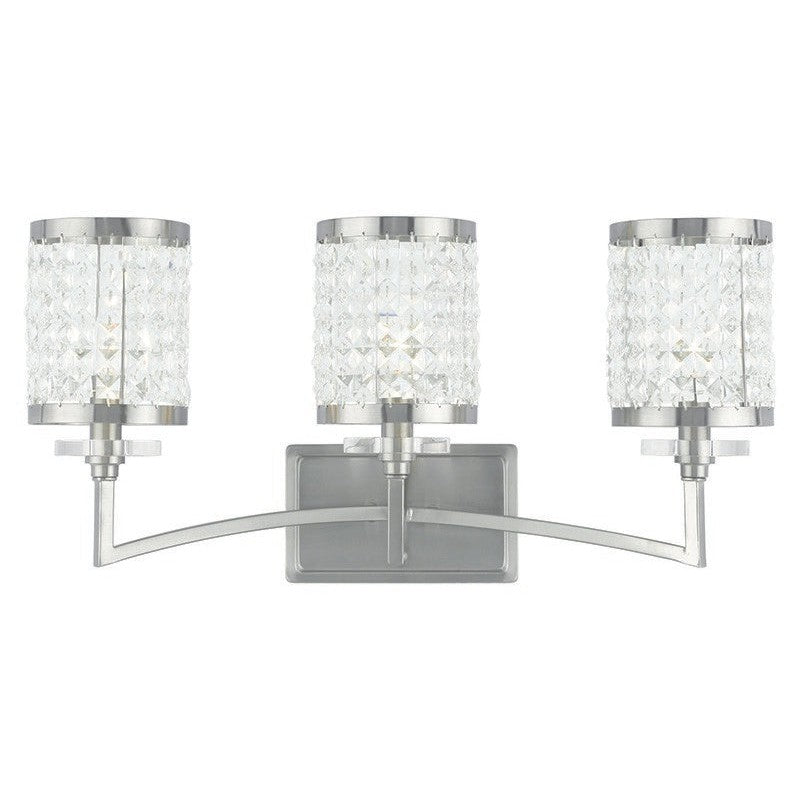Livex Grammercy 50563-91 Bath Vanity Light 24 in. wide - Brushed Nickel