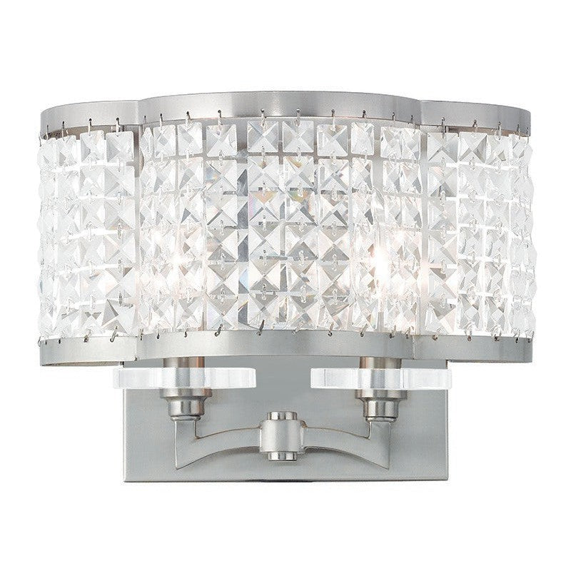 Livex Grammercy 50568-91 Wall Sconce Light - Brushed Nickel