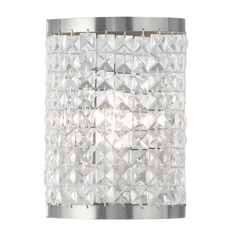 Livex Grammercy 50571-91 Wall Sconce Light - Brushed Nickel