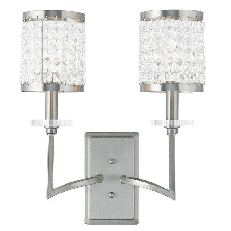 Livex Grammercy 50572-91 Wall Sconce Light - Brushed Nickel