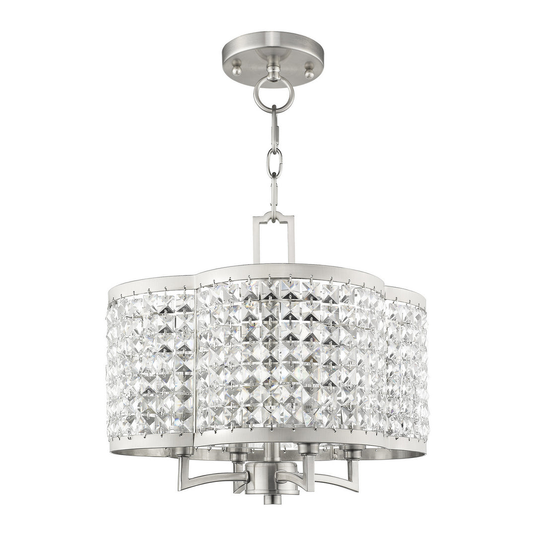 Livex Grammercy 50574-91 Chandelier Light - Brushed Nickel