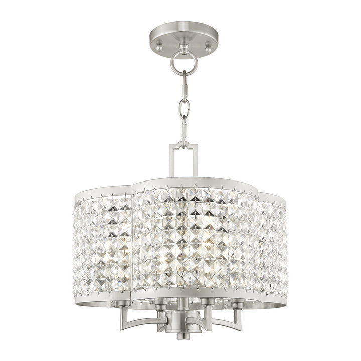 Livex Grammercy 50574-91 Chandelier Light - Brushed Nickel
