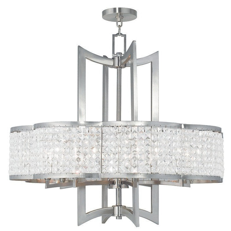 Livex Grammercy 50578-91 Chandelier Light - Brushed Nickel