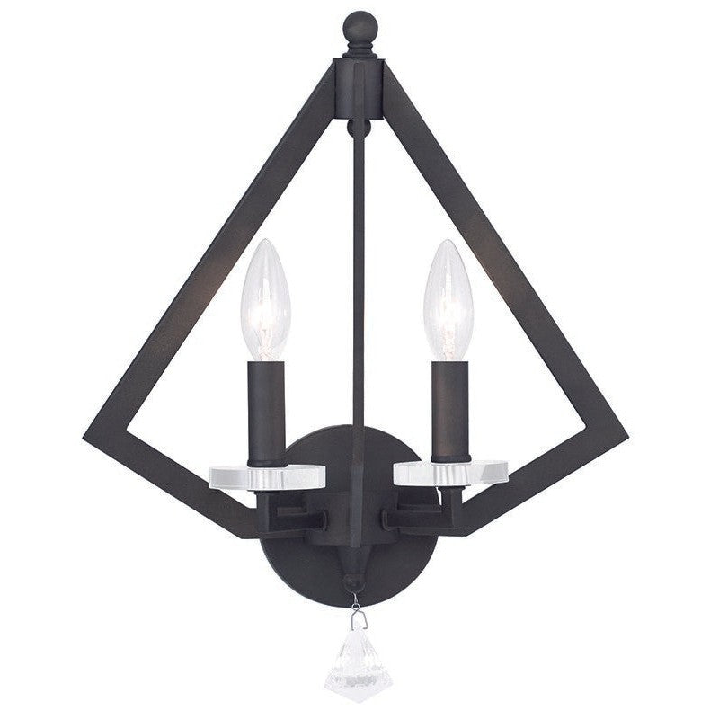 Livex Diamond 50662-07 Wall Sconce Light - Bronze