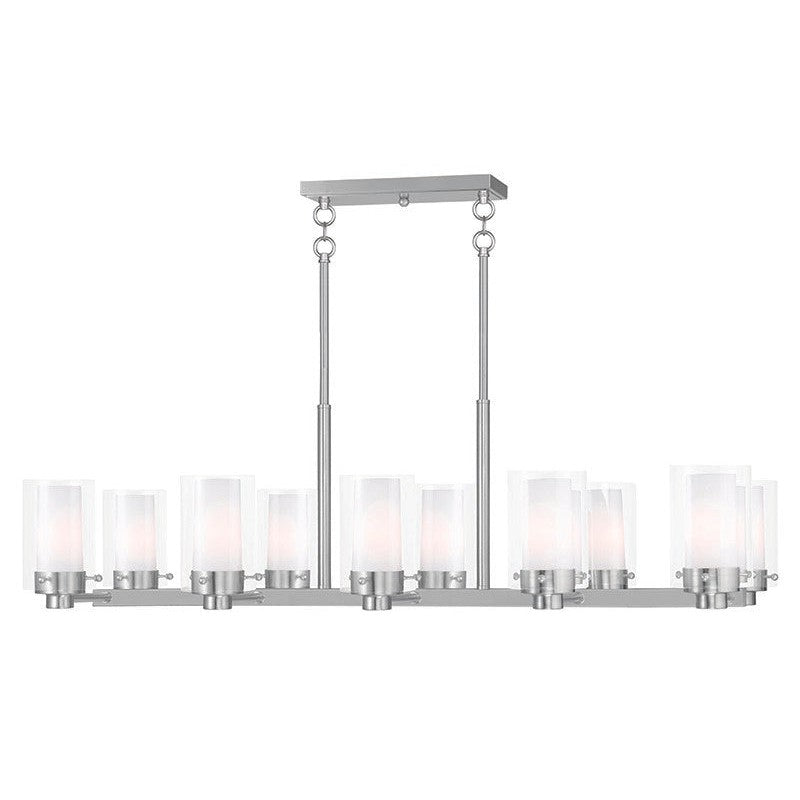 Livex Manhattan 50679-91 Pendant Light - Brushed Nickel