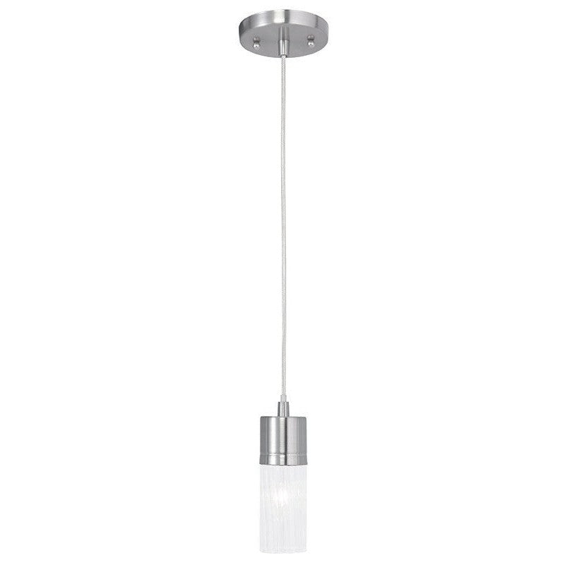 Livex Midtown 50680-91 Pendant Light - Brushed Nickel
