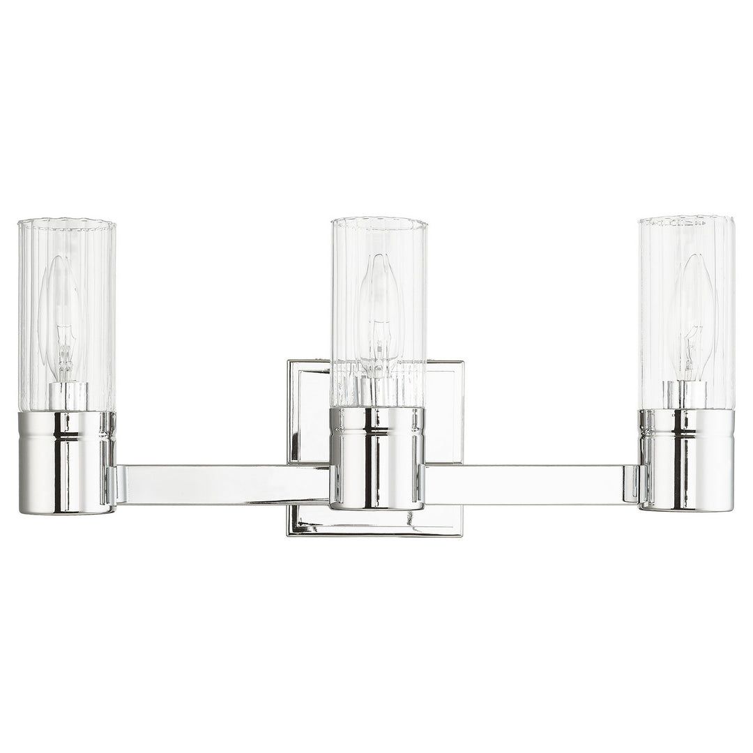 Livex Midtown 50683-05 Bath Vanity Light 18 in. wide - Polished Chrome