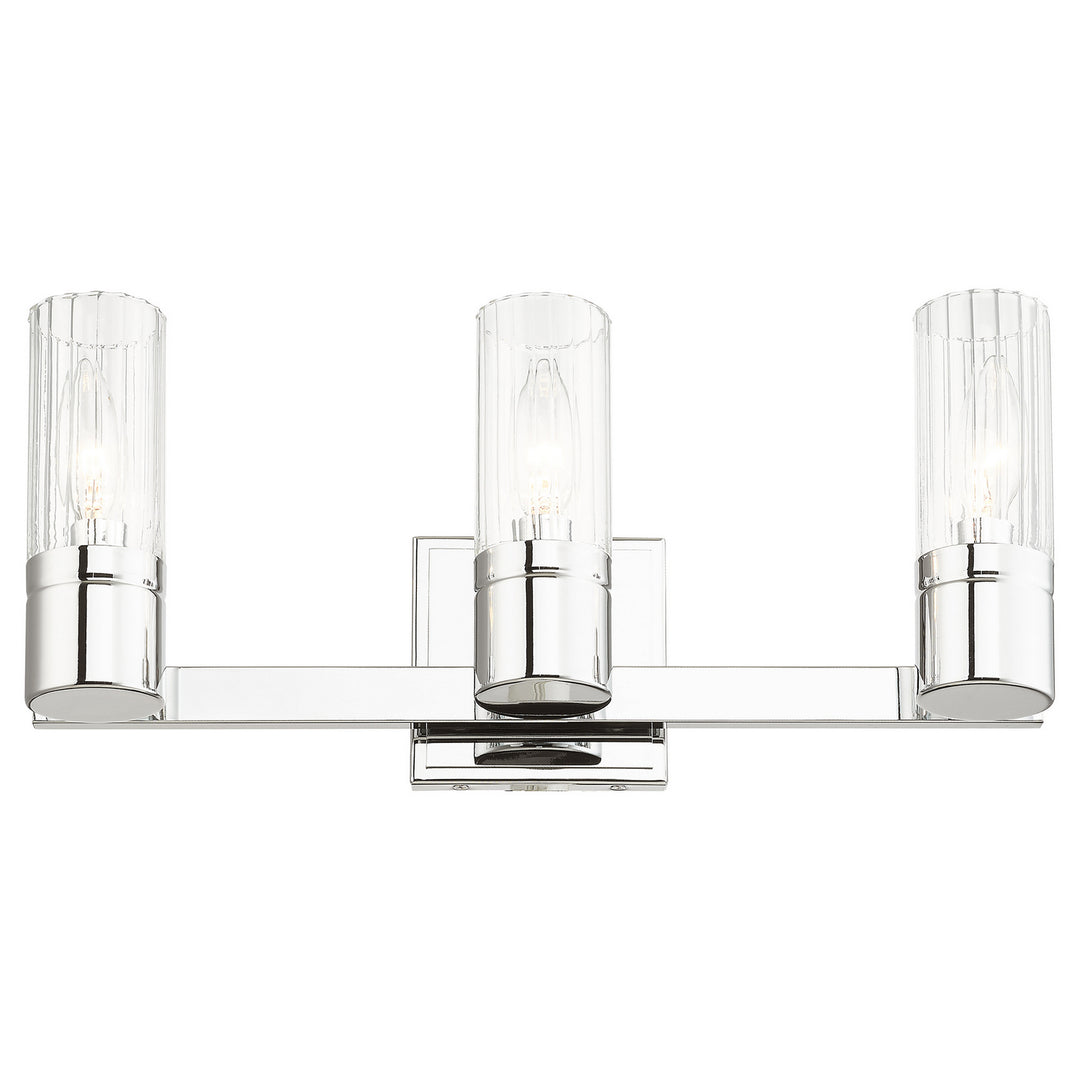 Livex Midtown 50683-05 Bath Vanity Light 18 in. wide - Polished Chrome