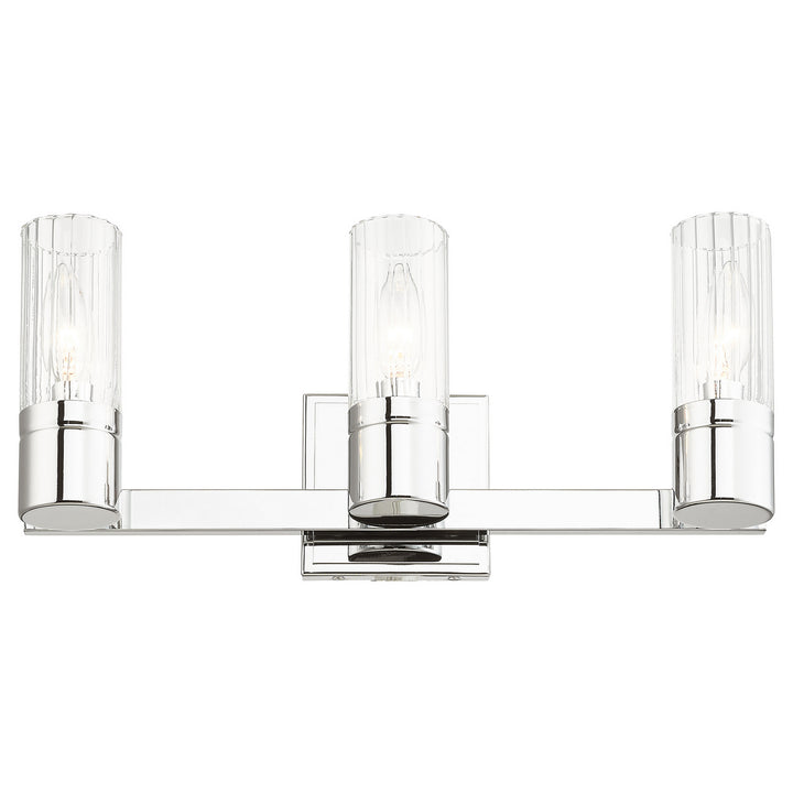 Livex Midtown 50683-05 Bath Vanity Light 18 in. wide - Polished Chrome
