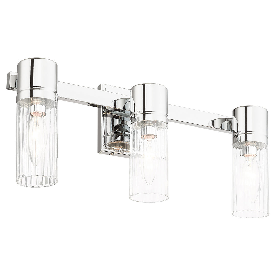 Livex Midtown 50683-05 Bath Vanity Light 18 in. wide - Polished Chrome