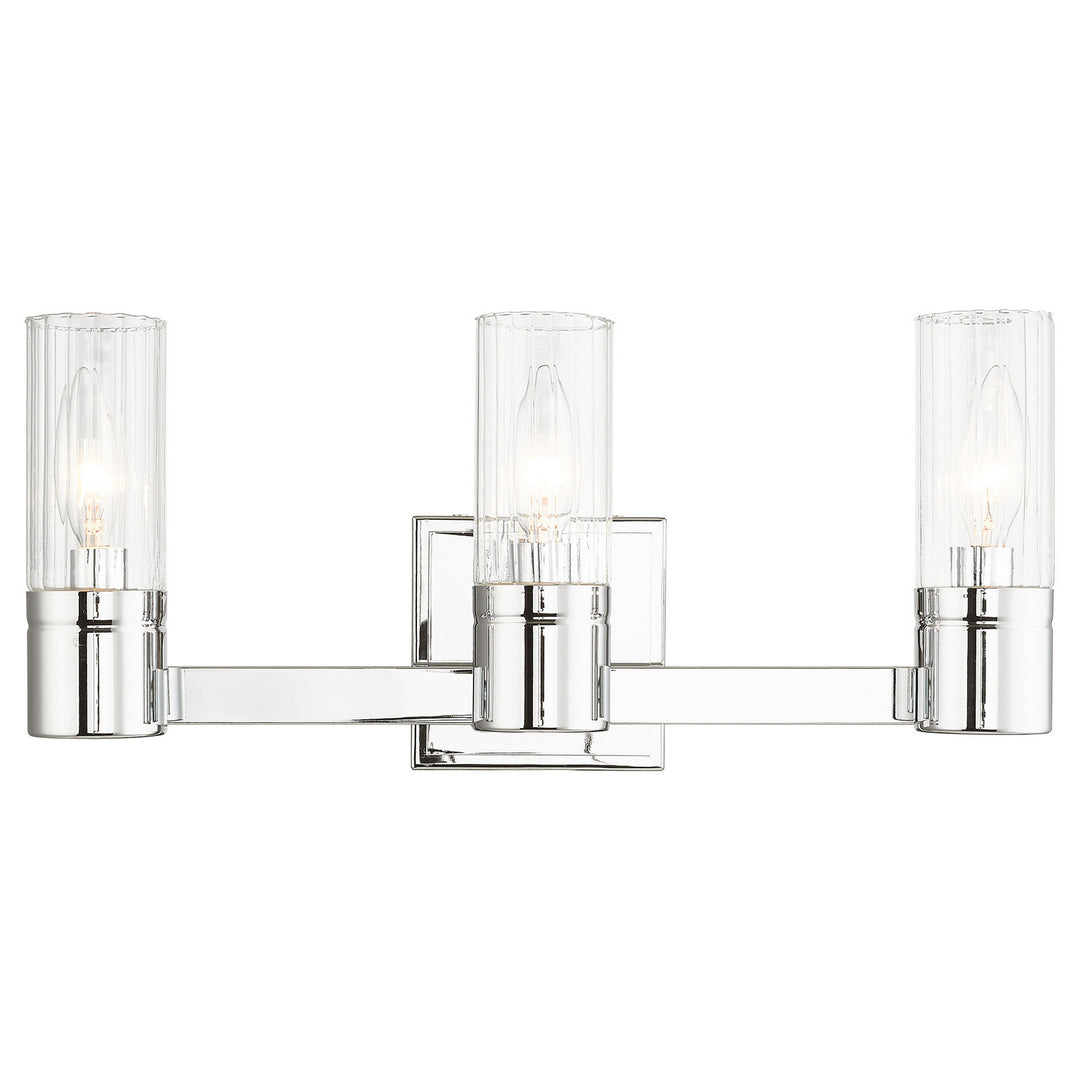 Livex Midtown 50683-05 Bath Vanity Light 18 in. wide - Polished Chrome