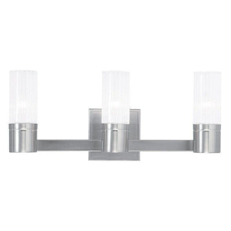 Livex Midtown 50683-91 Bath Vanity Light 18 in. wide - Brushed Nickel