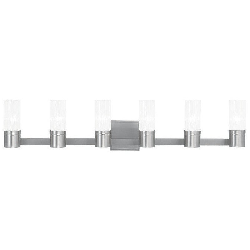 Livex Midtown 50685-91 Bath Vanity Light 36 in. wide - Brushed Nickel