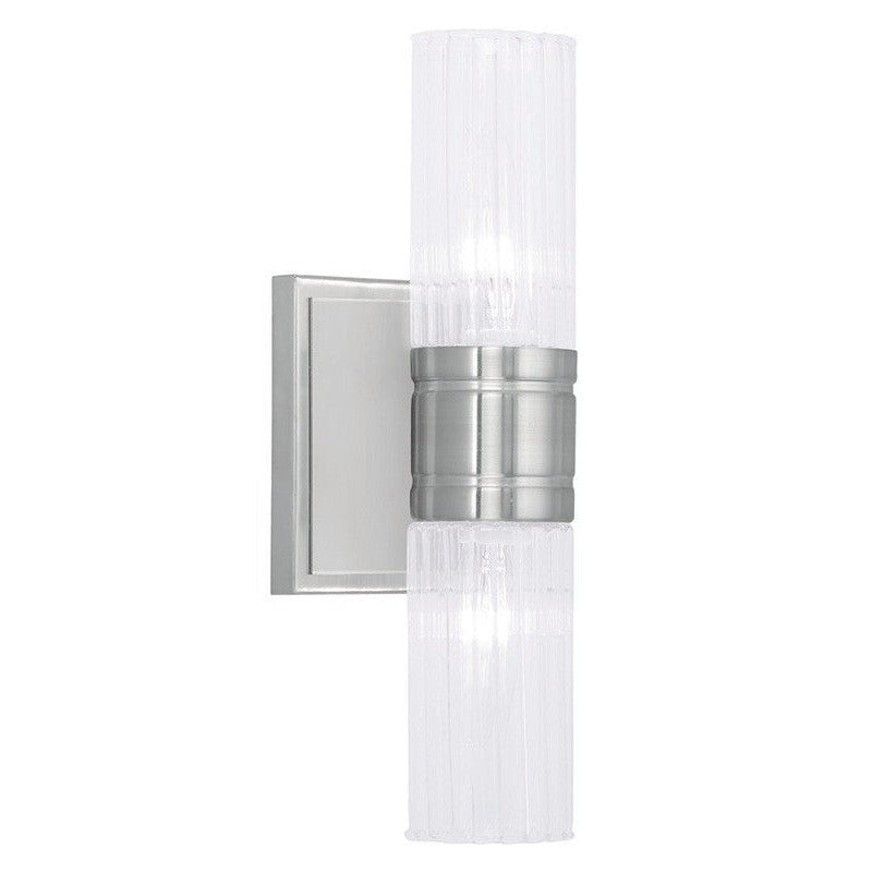 Livex Midtown 50692-91 Bath Vanity Light 5 in. wide - Brushed Nickel