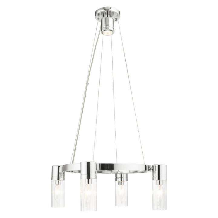 Livex Midtown 50694-05 Chandelier Light - Polished Chrome