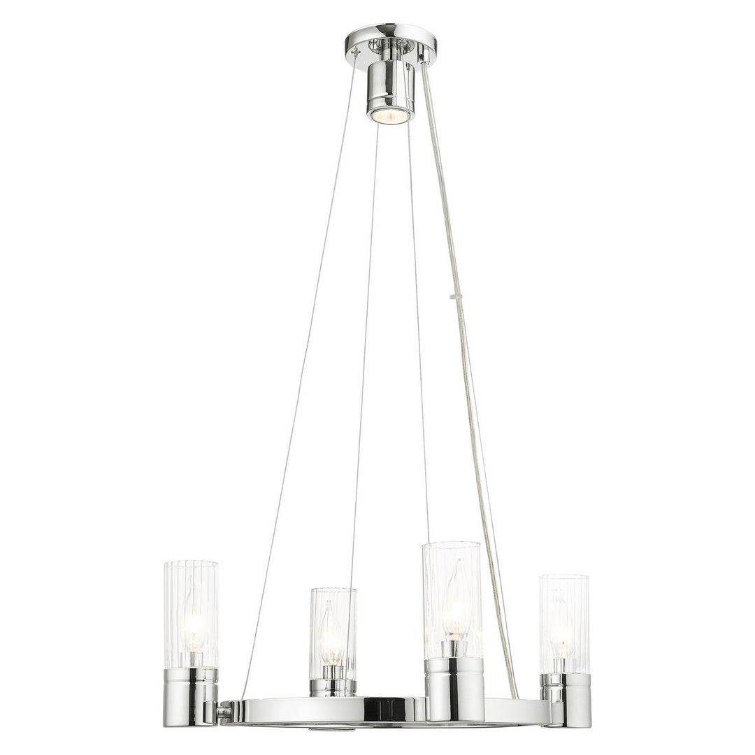 Livex Midtown 50694-05 Chandelier Light - Polished Chrome