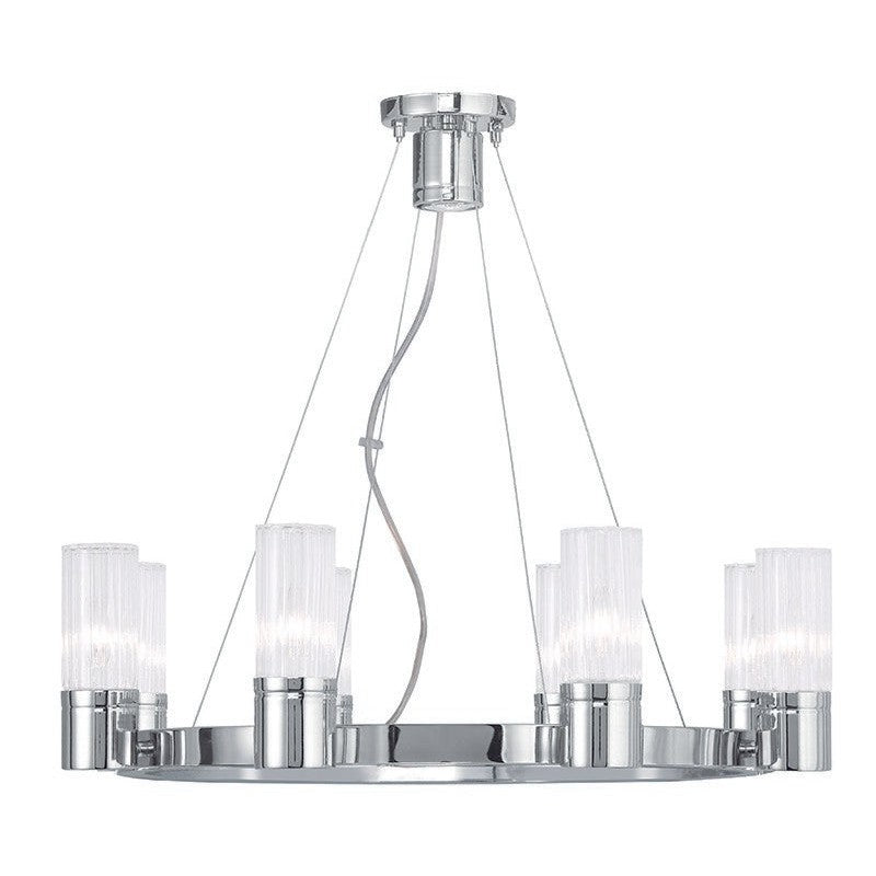 Livex Midtown 50698-05 Chandelier Light - Polished Chrome